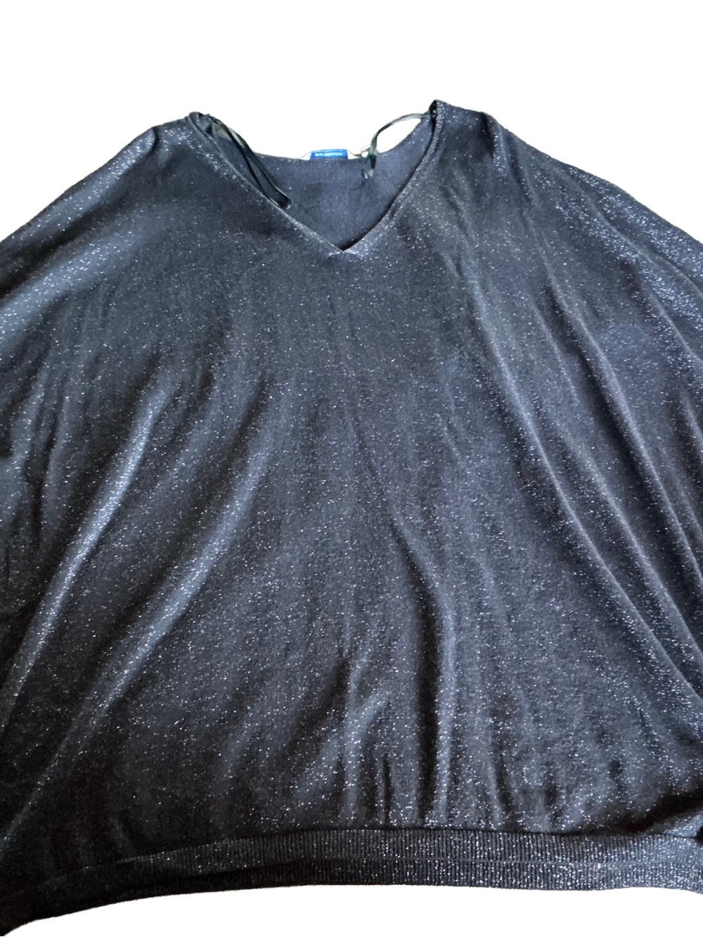 Carmakoma Black Sparkle V-Neck Men's Sweater